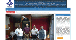 Desktop Screenshot of niesbud.nic.in
