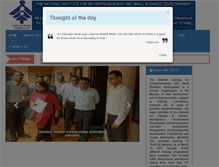Tablet Screenshot of niesbud.nic.in
